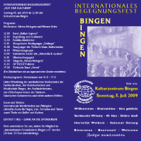 IFK Bingen e.V. | Begegnungsfest 2009 | Programm | Layout: N.N.