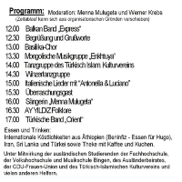 IFK Bingen e.V. | Begegnungsfest 2009 | Programm | Layout: N.N.