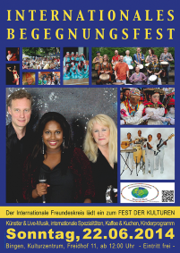 IFK Bingen e.V. | Internationales Begegnungsfest 2014 | Plakat: wimlay